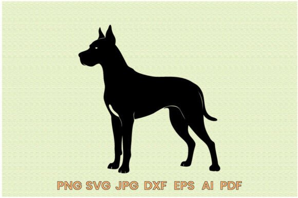Dog Silhouette Illustration