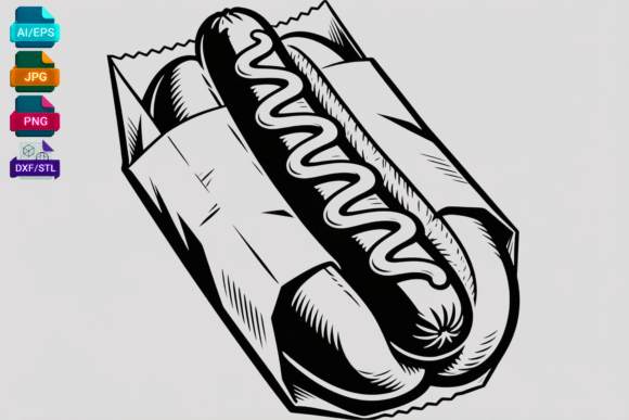 Hot Dog Vector Art Clipart Review