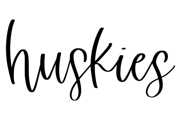 Huskies SVG: A Stylish Embroidery Design