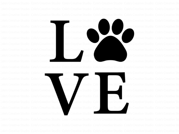 Love Paw Print SVG Review